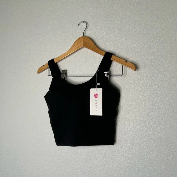 NWT Love & Fit SoftLuxe Stay Put Leggings & SoftLuxe Long Crop Top Set - Picture 7 of 13